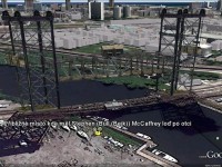 18. Přibližná poloha lodě Stephena McCaffreyho, Google Earth