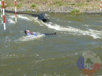 Výcvik v dravé vodě – 2012, Veltrusy – Pasivní plavání v dravé vodě